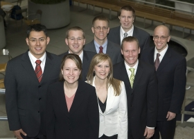 Back L to R: Juan Quilantan, Kevin Brandvold, Scott Creer and Lincoln Walpole; Front L to R: Rachael Hawkins, Sarah Davis, Aaron Mckay and Jeremy Wright